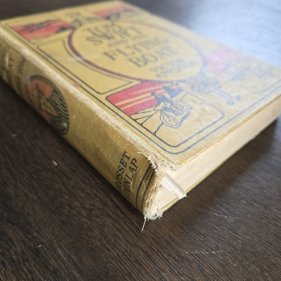 Tom Swift and his Flying Boat by Victor Appleton 1923 Yellow Hardcover Book - Picture 2 of 7